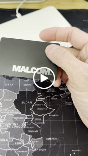 Customer video review of Custom NFC Business Card