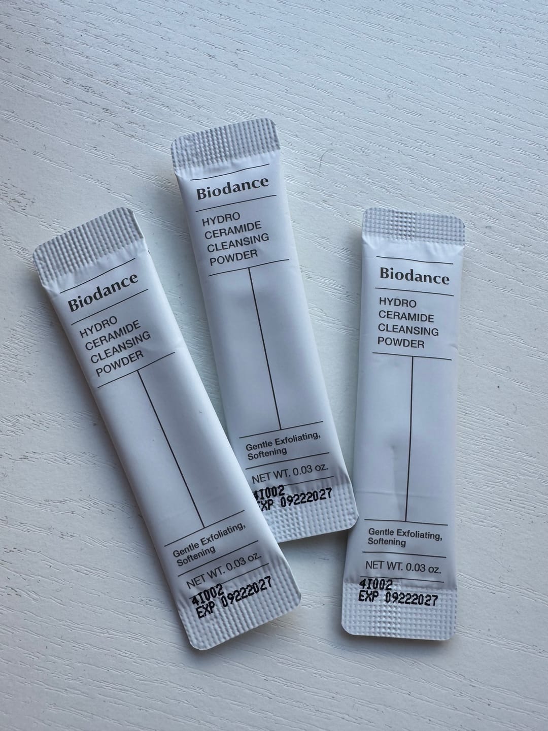 Customer photo review of Enzīmu pūderis Biodance Hydro Ceramide Cleansing Powder