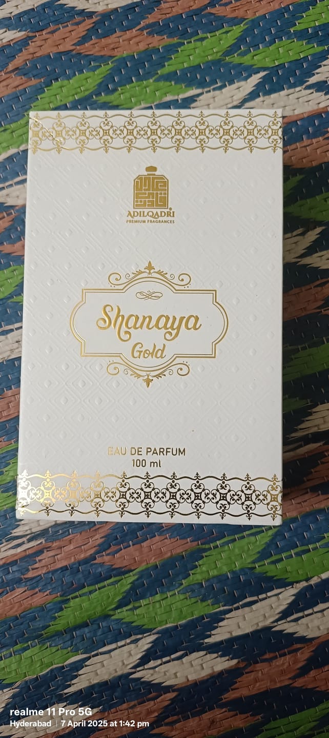 Customer photo review of Shanaya Gold Perfume Spray