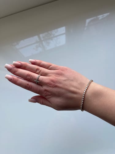 Kundenbewertung mit Foto zu Tennis Armband