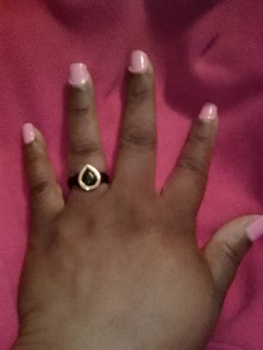 Customer photo review of Silicone Wedding Ring Set for Couples - Bundle #100