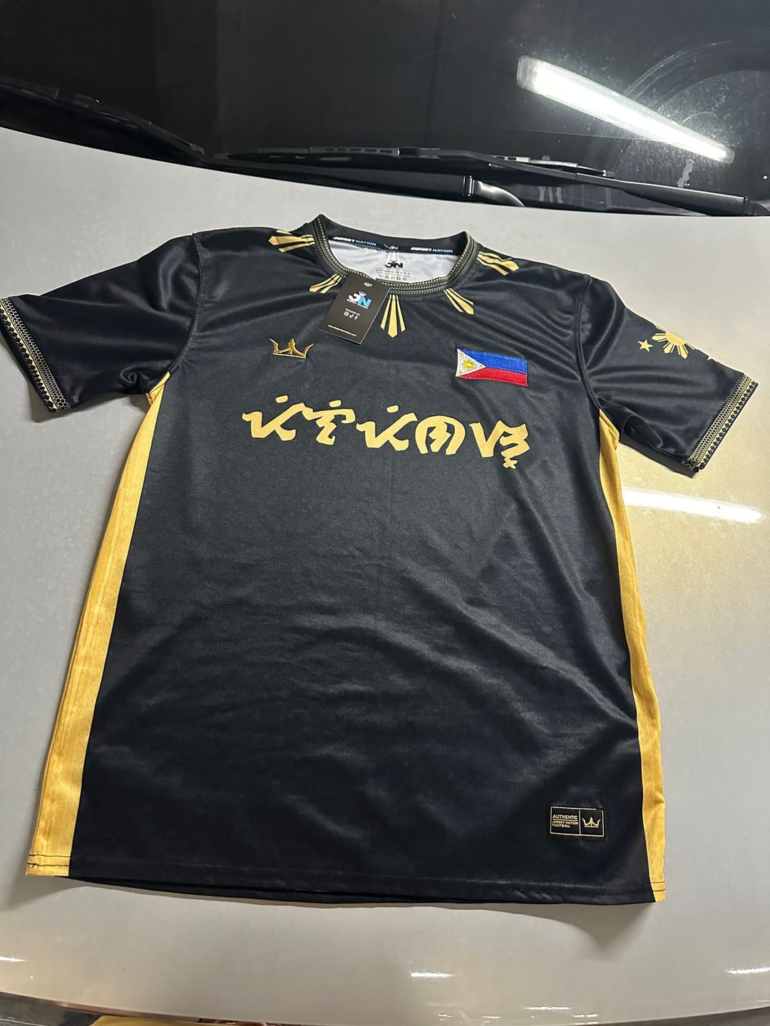 Customer photo review of Philippines Custom Football Jersey