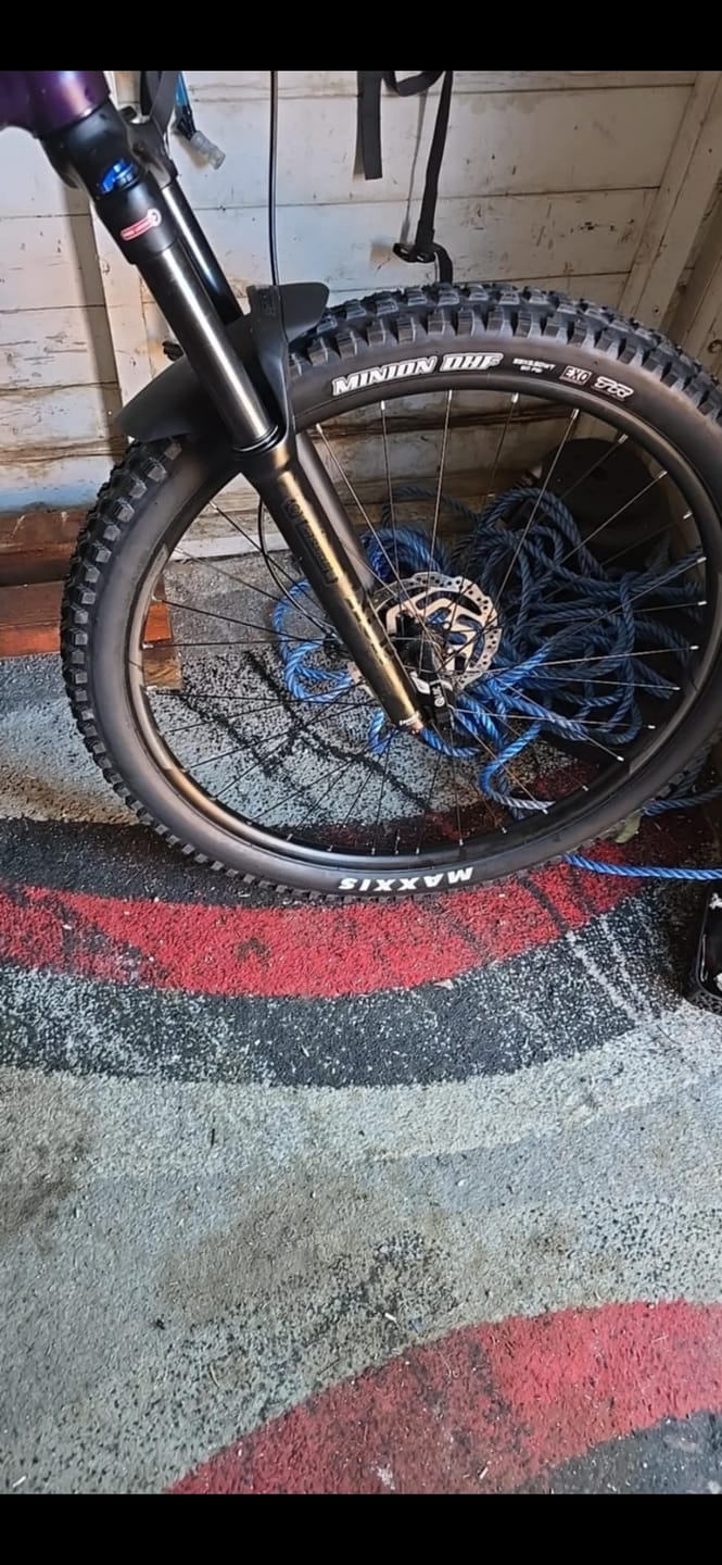 Customer photo review of Maxxis Minion DHF Exo TR 29" Folding Tyre - 29 X 2.5 WT - Tubeless Ready