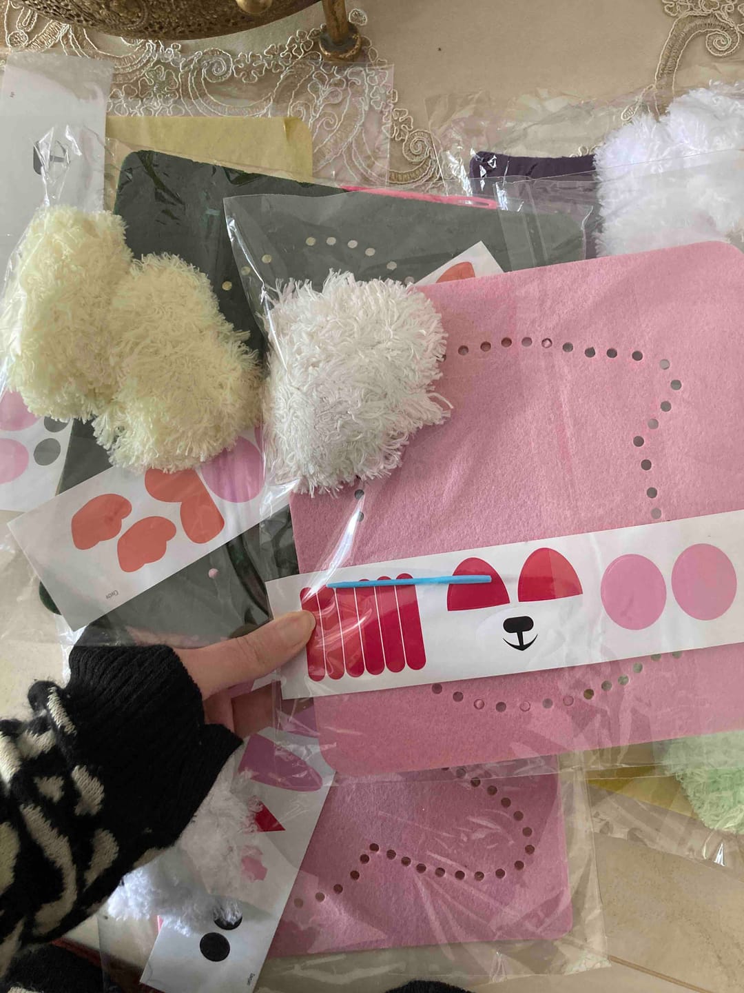 Customer photo review of 6'Lı Punch Needle Nakış Kiti