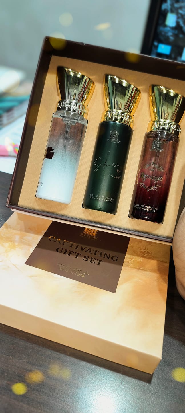 Customer photo review of Captivating Trio 3 Pcs Set Of Premium Perfume Spray