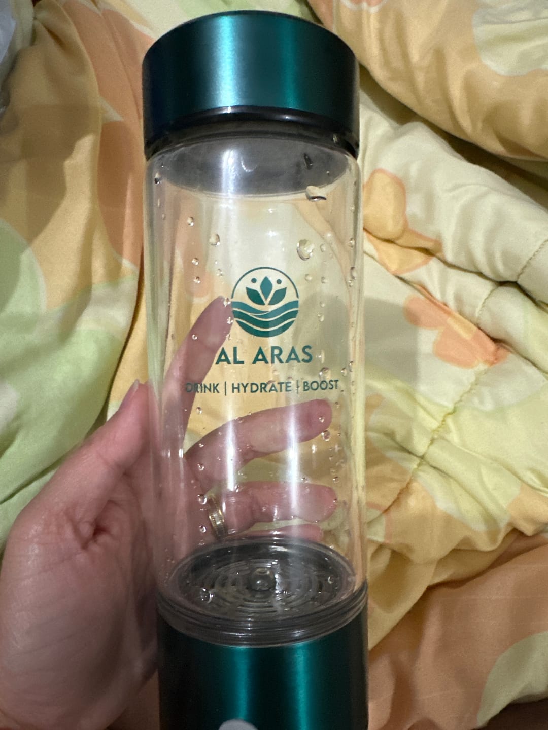 Customer photo review of Hydrogen Water Bottle - Free eBook