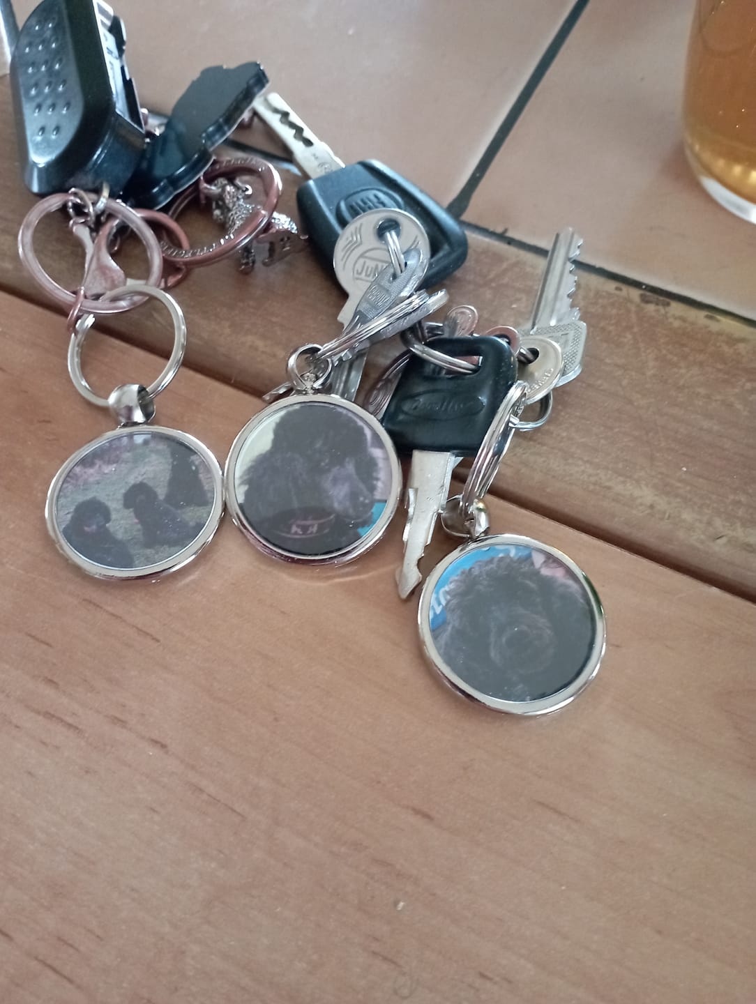 Customer photo review of 3er Schlüsselanhänger-Paket