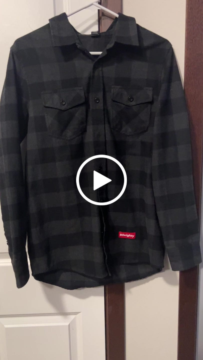 Customer video review of 80Eighty® Charcoal-Black Flannel