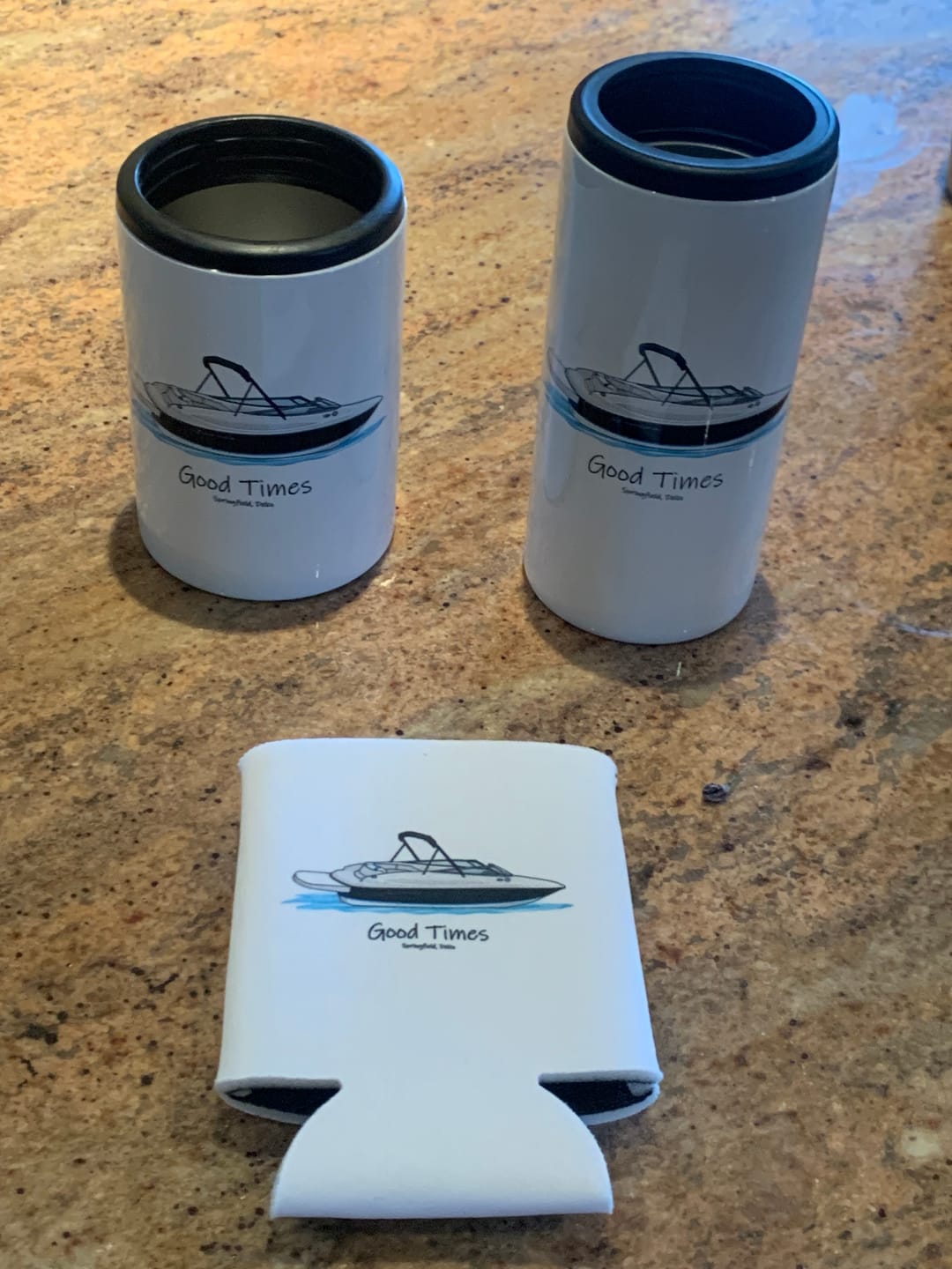 Customer photo review of Slim Can Koozie