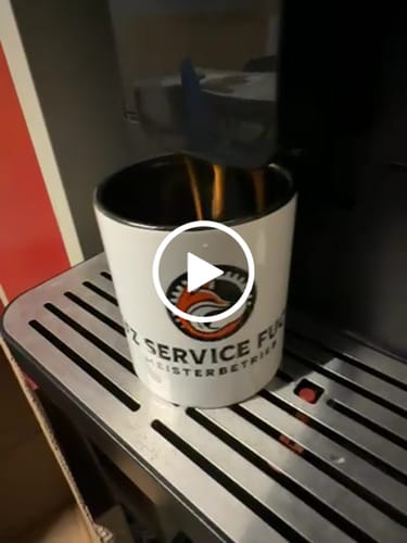 Customer video review of TassenExpress - Becher Keramik Tasse mit Logo bedruckt 325ml Firmenlogo
