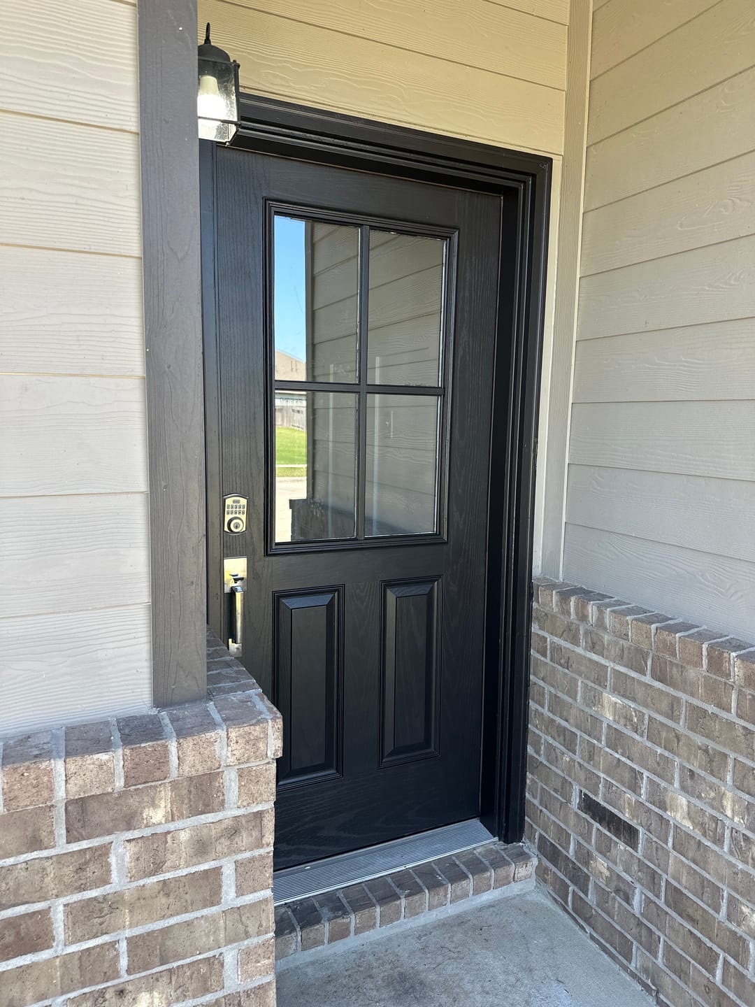 Customer photo review of Clear 4 Lite Glass and Frame Kit (Half Lite)