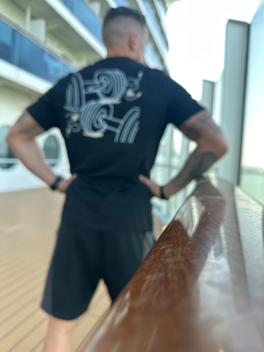Customer photo review of Dumbbells Tee