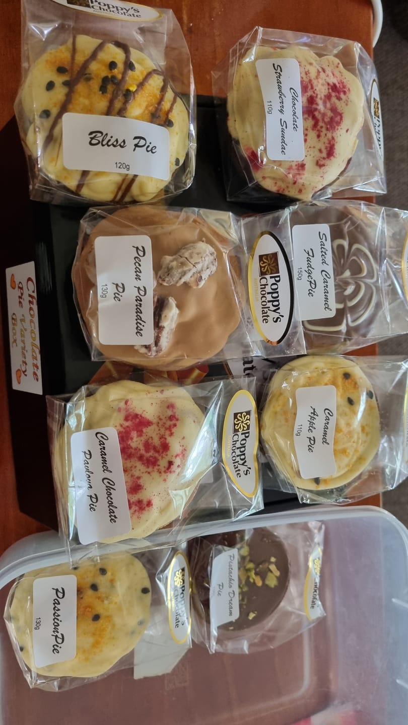 Customer photo review of LIMITED EDITION Chocolate Pie Variety Box
