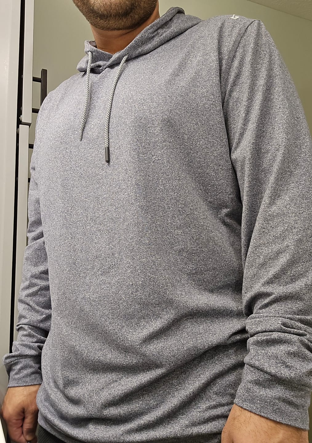 Customer photo review of Navy Course Hoodie