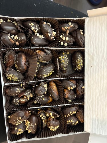 Customer photo review of Chocolate Date Brownies