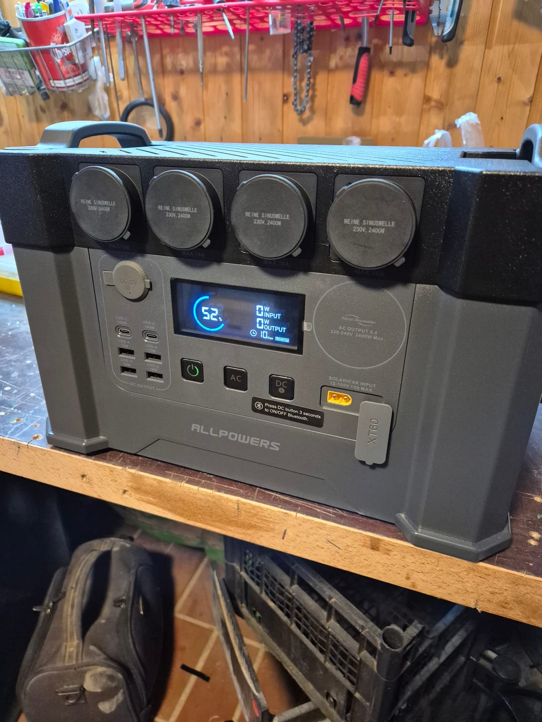 Customer photo review of ALLPOWERS S2000 Pro Portable Power Station 2400W 1451Wh