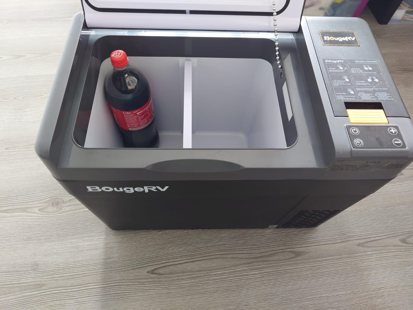 Customer photo review of BougeRV CRPRO30 30L 12V Portable Car Fridge Freezer