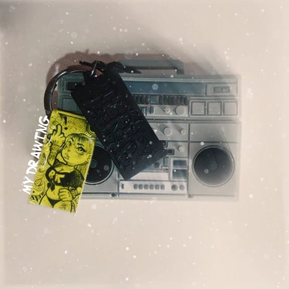 Customer photo review of BTS Agust D D-Day Keychain