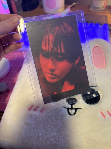 Customer photo review of PREMIUM CLEAR 4" x 6" POSTCARD TOPLOADER