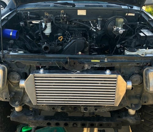 Customer photo review of Universal Turbo Intercooler Kit 450x180x65mm 2.5inch