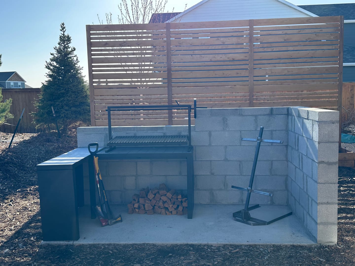 Customer photo review of Santa Maria V-Shaped Grill Grates