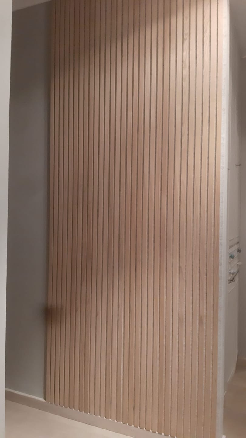 Customer photo review of Dogato acustico in legno | Rovere Chiaro con Feltro Grigio