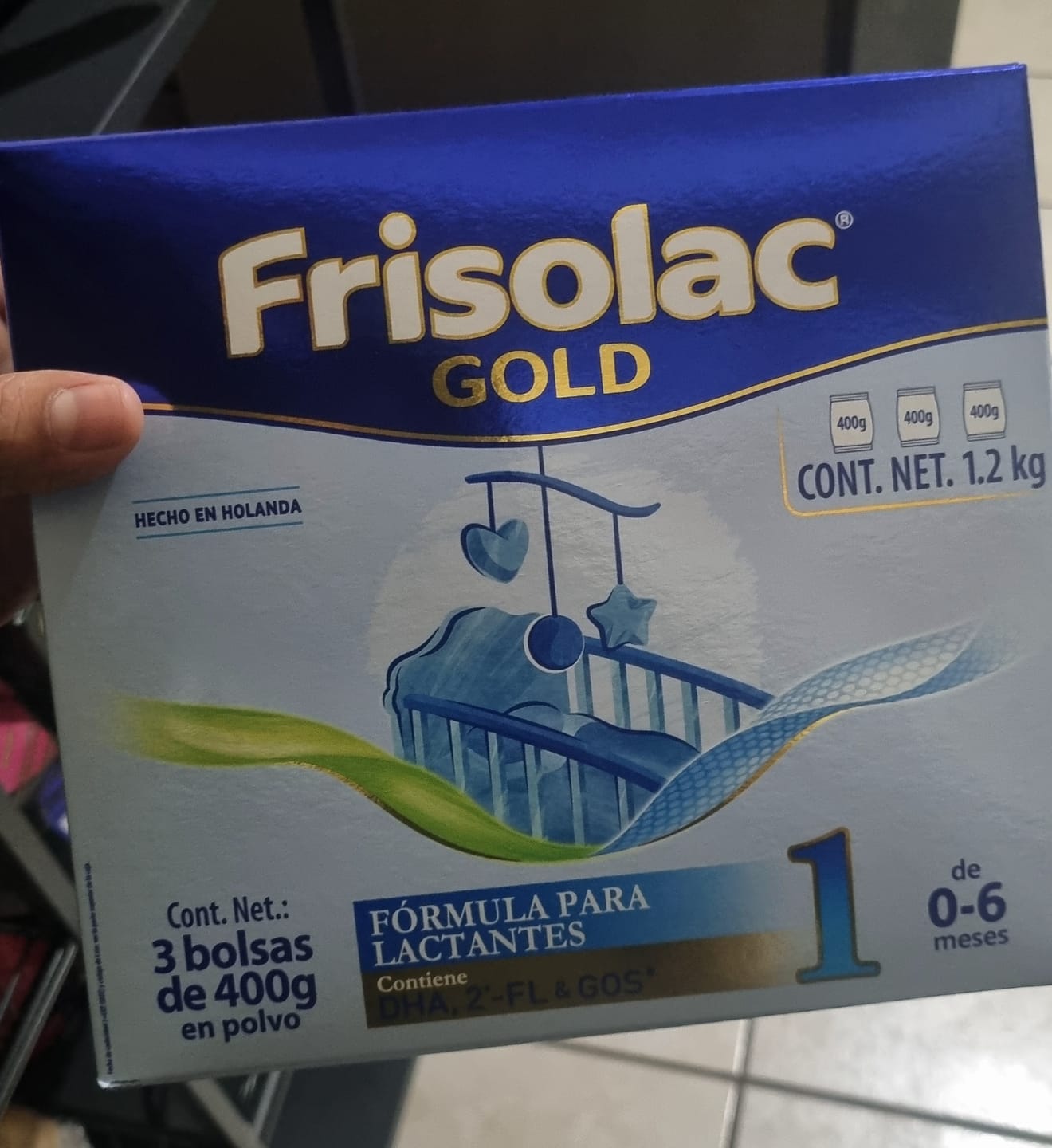Customer photo review of Frisolac Gold 1 (0-6 Meses) Caja C/ 1.2 Kg