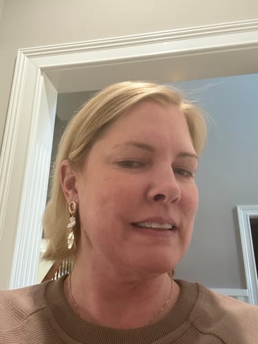 Customer photo review of Angels Among Us Dangle Earrings