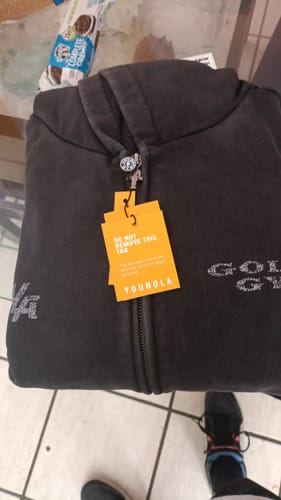 Customer photo review of GOLDS GYM THROWBACK ZIP-UPS #5162