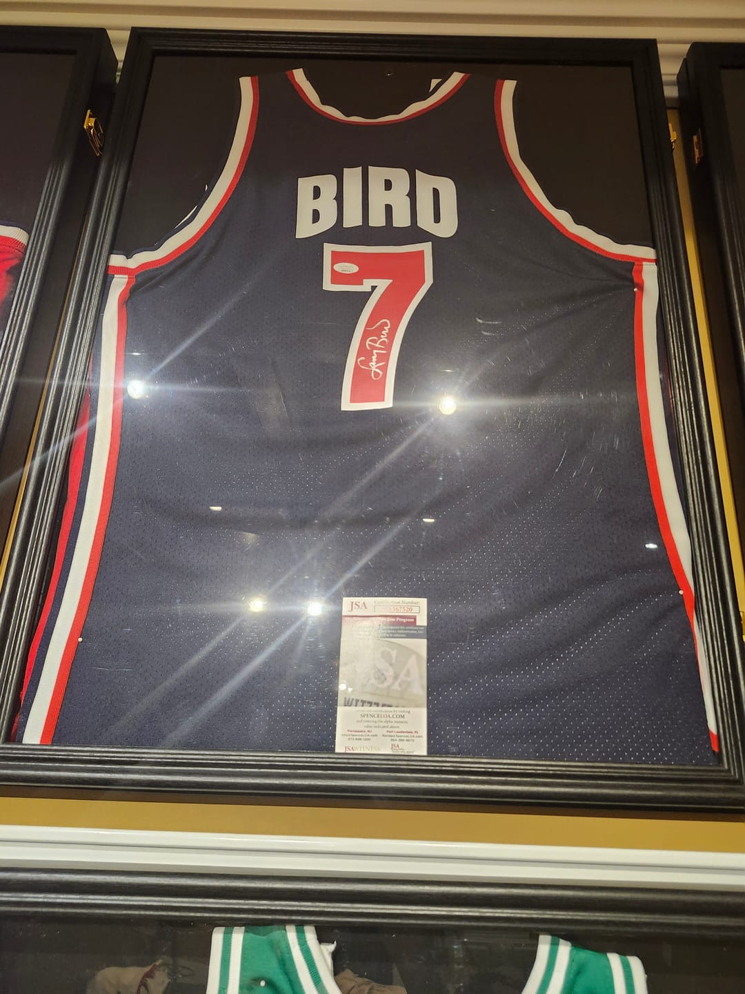 Customer photo review of Larry Bird Autograph Signing