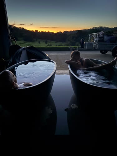 Customer photo review of Nordhaus Ice Bath - WIFI - Matte Black - Oval