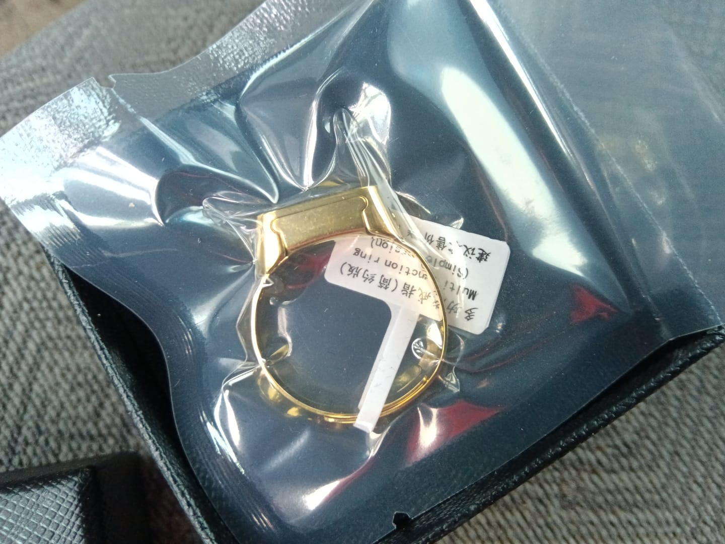 Customer photo review of Metal Self Defense Ring Knife