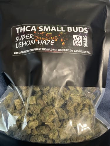 Customer photo review of Super Lemon Haze THCA Smalls