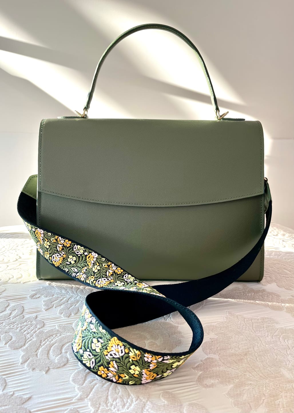 Customer photo review of DIY-Box: The Business Bag *Runde Klappe*