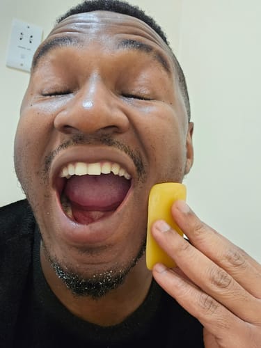 Customer photo review of Turmeric Glow Soap