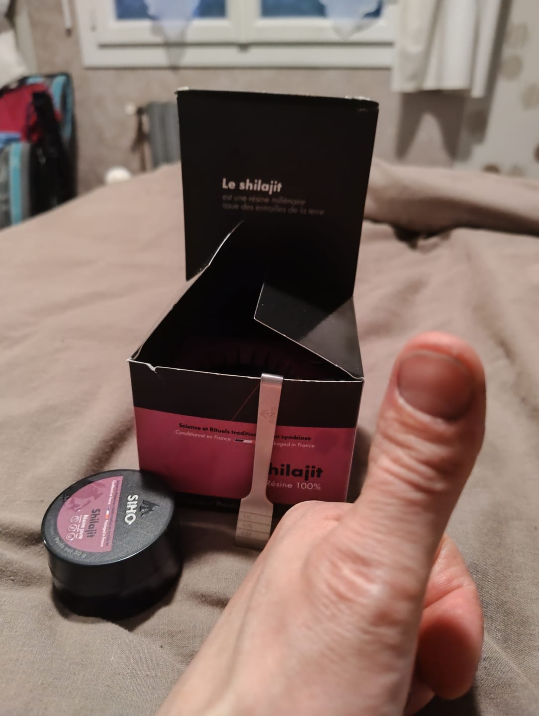 Customer photo review of Résine de Shilajit : Pure 100% | SIHO