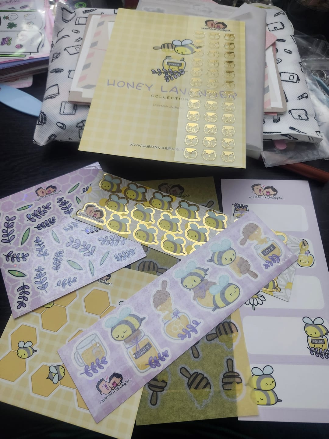 Customer photo review of Honey Lavender Variety Sticker Pack
