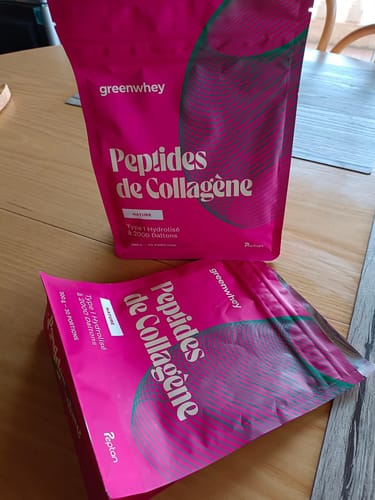 Customer photo review of Peptides de Collagène PEPTAN®