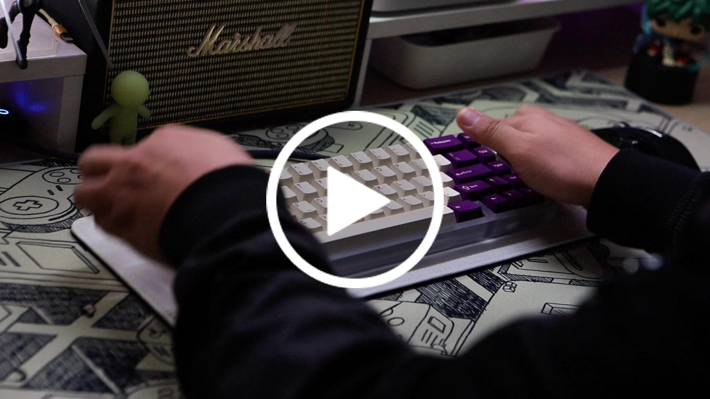Customer video review of UNIKEYS X KEYGEEK UNI LINEAR SWITCH FACTORY LUBED EDITION (10PCS)
