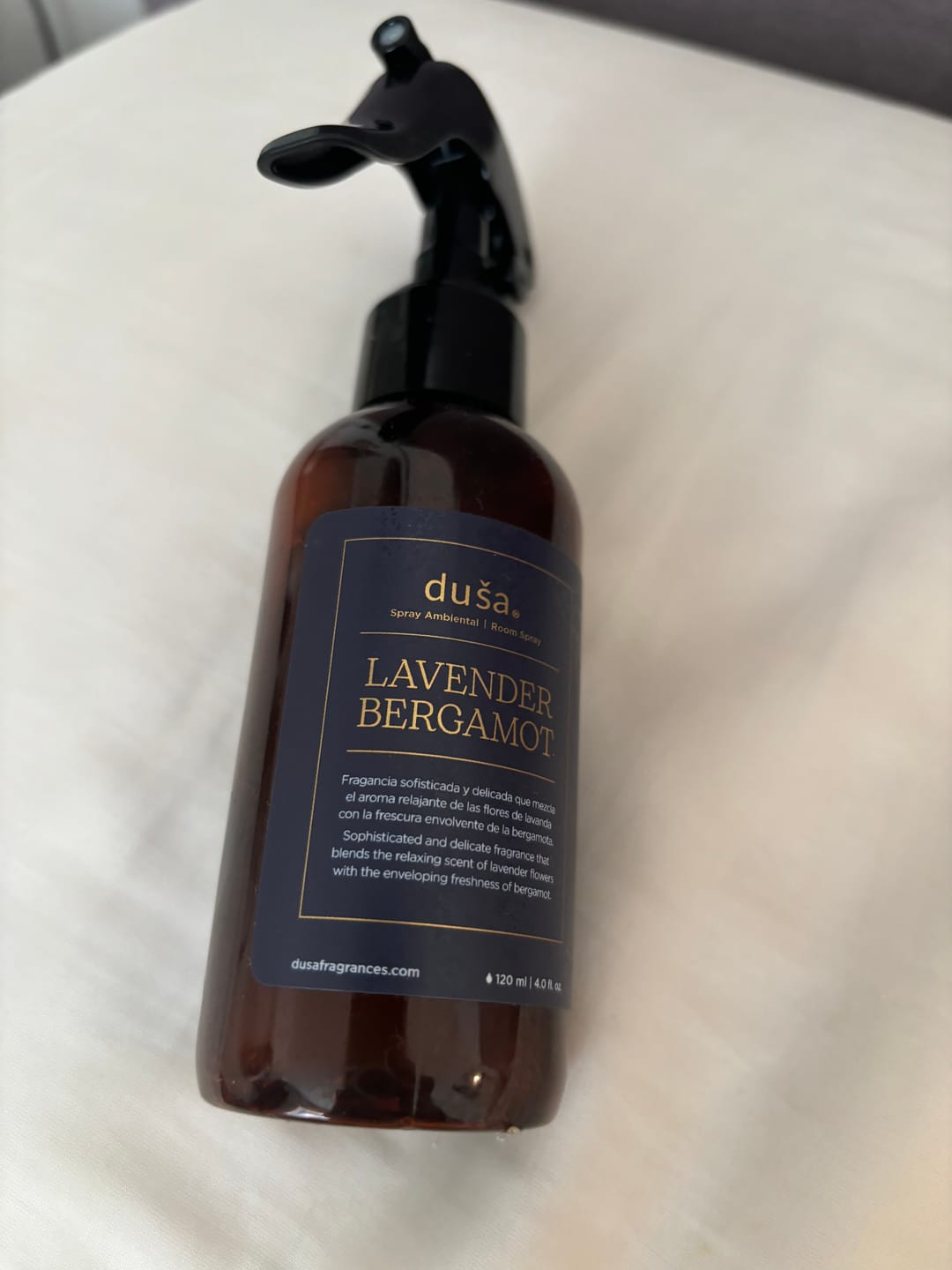 Customer photo review of Lavender I Bergamot   - Aromatizante en Spray |  Para Telas y Ropa de Cama | Eliminador de olores en Spray - 120 ml