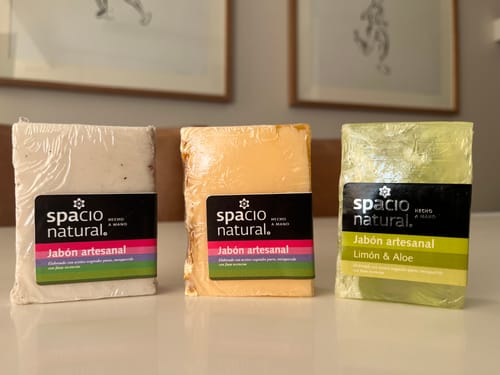 Customer photo review of jabon artesanal naranja, 100 gr, spacio natural