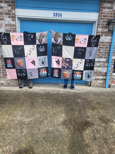 Customer photo review of Project Repat T-Shirt Quilt