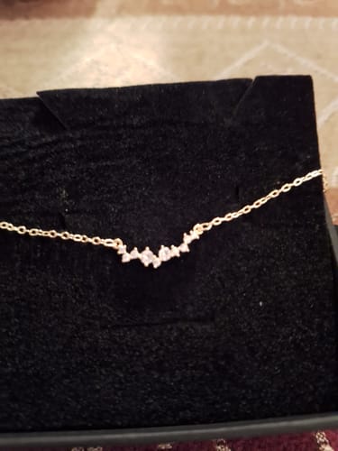 Customer photo review of The Evelyn Necklace