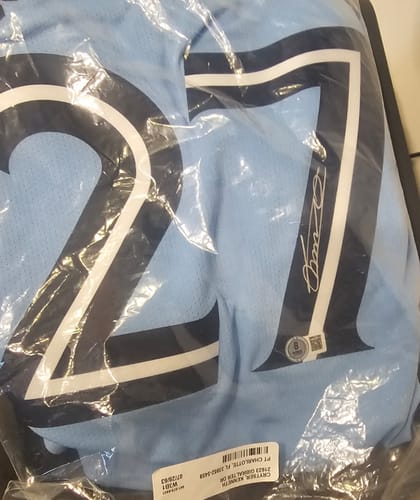 Customer photo review of Vladimir Guerrero Jr Autograph Signing