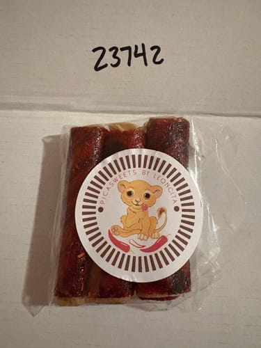 Customer photo review of Strawberry Fruit Leather