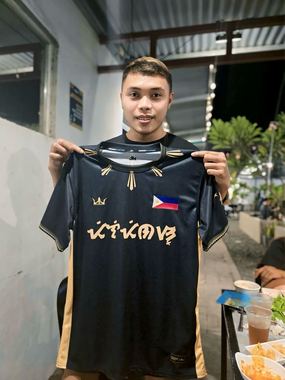 Customer photo review of Philippines Custom Football Jersey