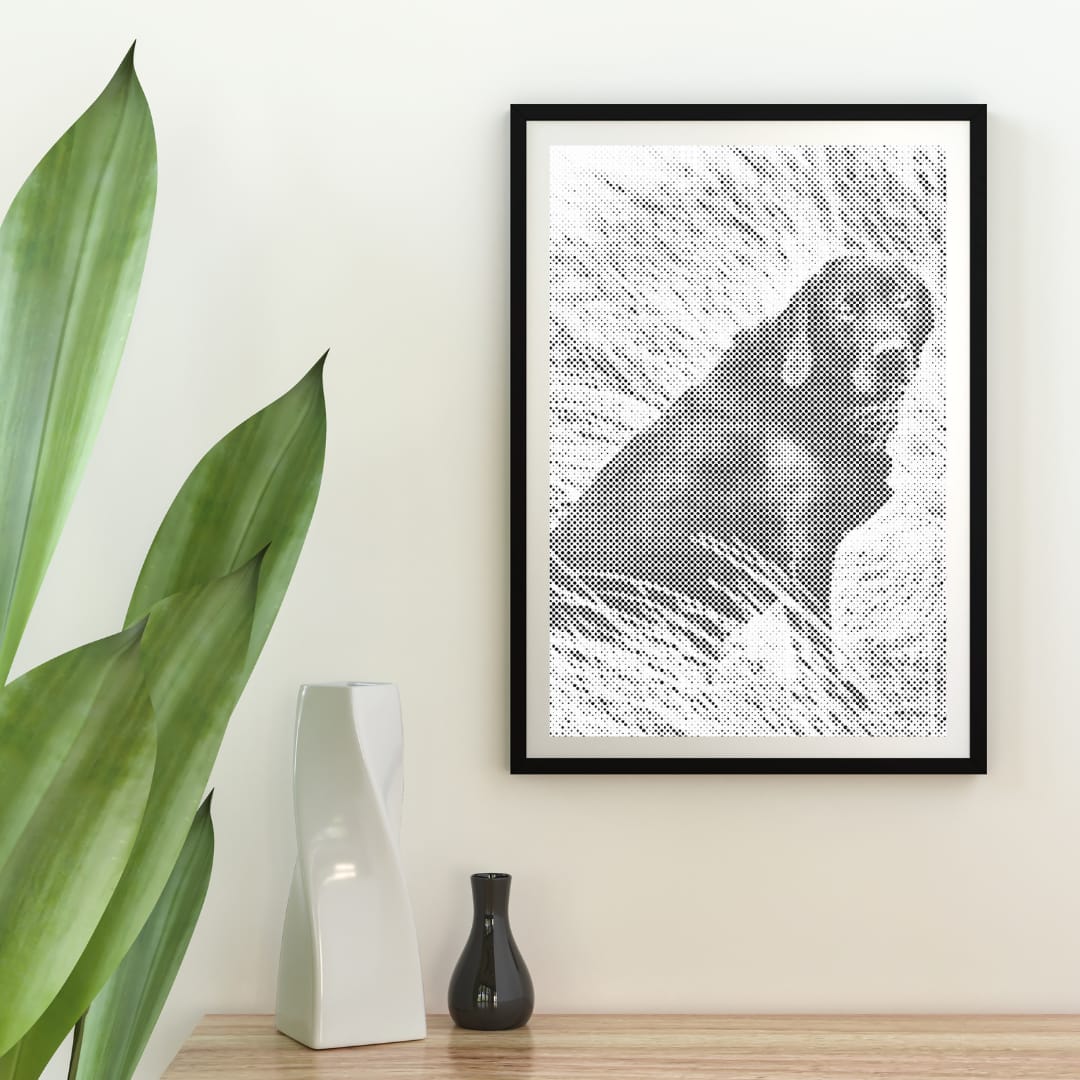Customer photo review of Custom Photo Dot Painting Kit