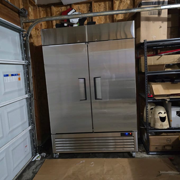 Customer photo review of Coolski 54'' W Commercial Refrigerator Stainless Steel Reach-in Refrigerator with 49 Cu.Ft Capacity