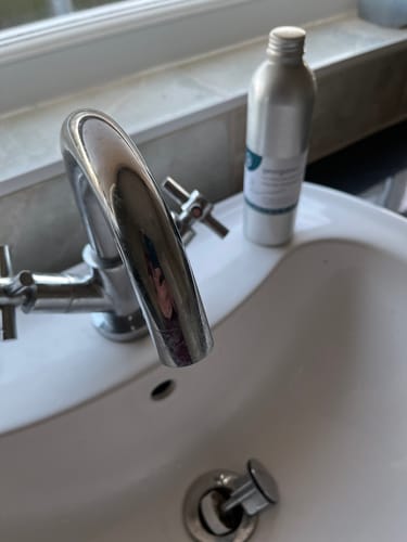 Customer photo review of Oil Pulling Mouthwash - English Peppermint