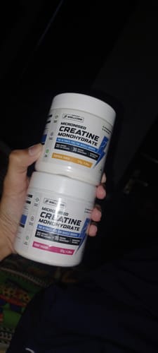 Customer photo review of Wellcore - Pure Micronised Creatine Monohydrate (122g, 33 Servings) Fruit Fusion